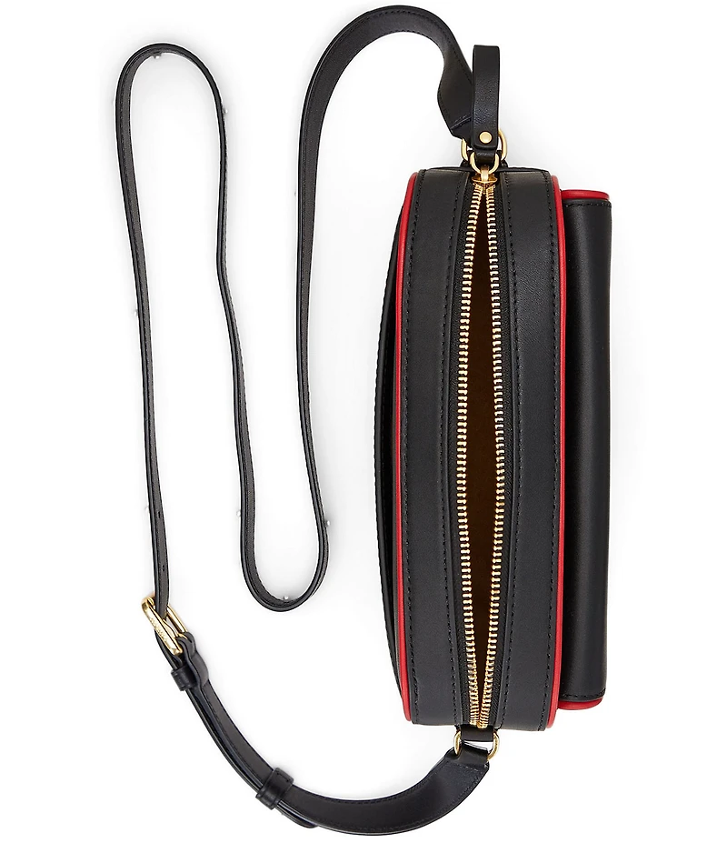 Lauren Ralph Lauren Marcy Medium Contrast Trim Crossbody Bag