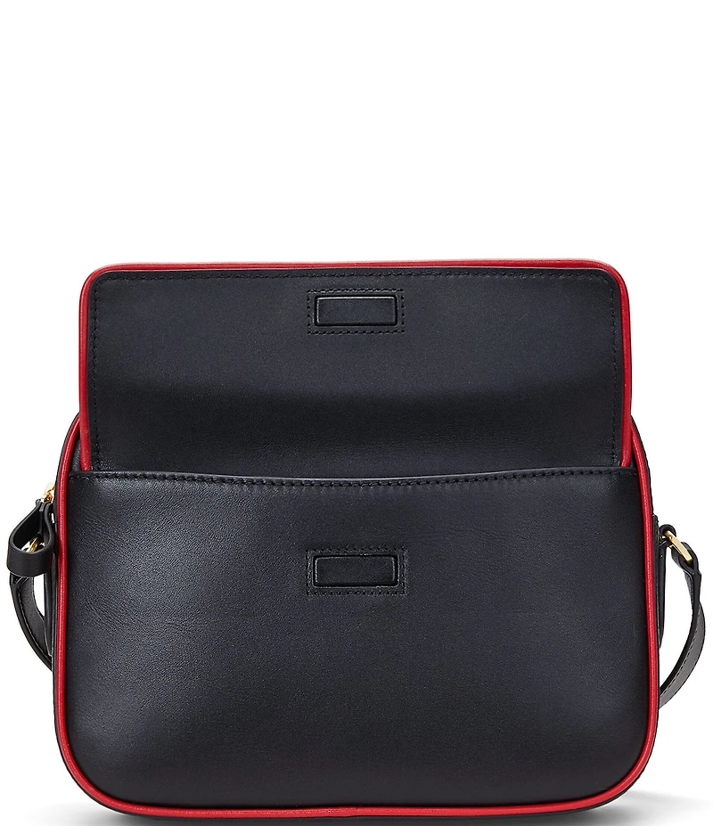Lauren Ralph Lauren Marcy Medium Contrast Trim Crossbody Bag