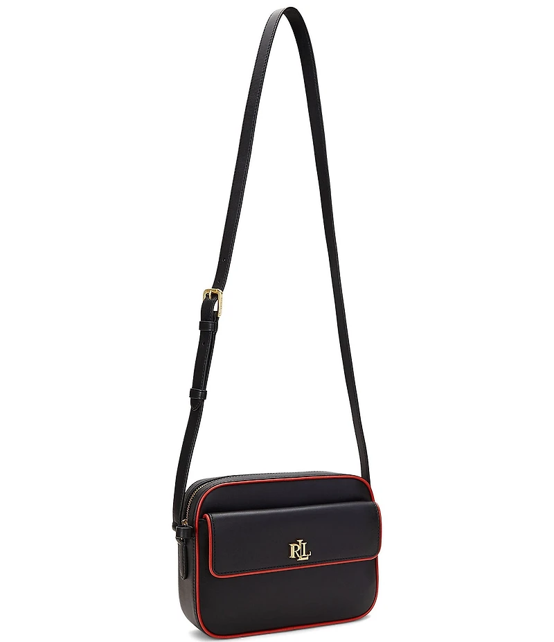 Lauren Ralph Lauren Marcy Medium Contrast Trim Crossbody Bag