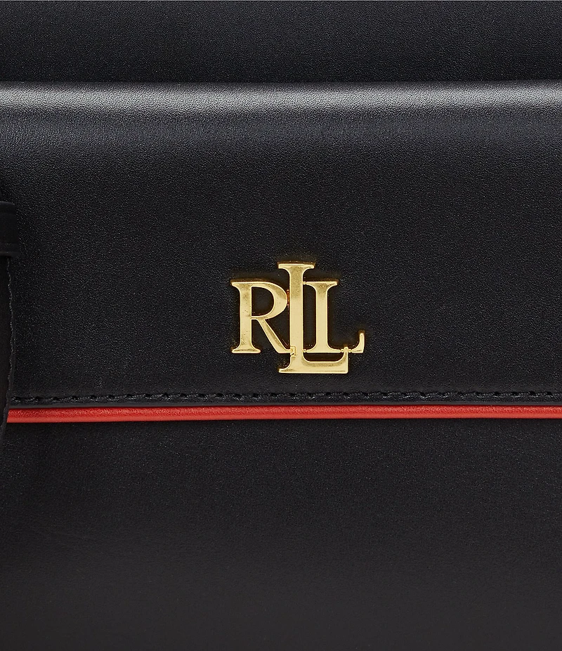 Lauren Ralph Lauren Marcy Medium Contrast Trim Crossbody Bag
