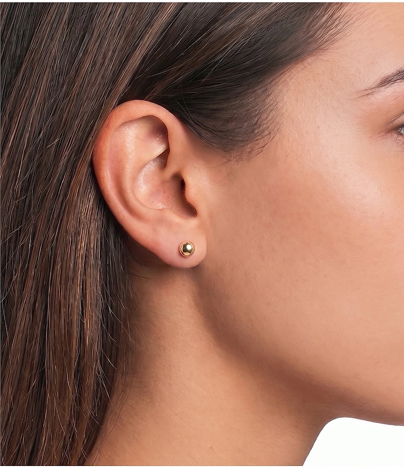 Lauren Ralph Lauren Metal Ball Stud Earrings