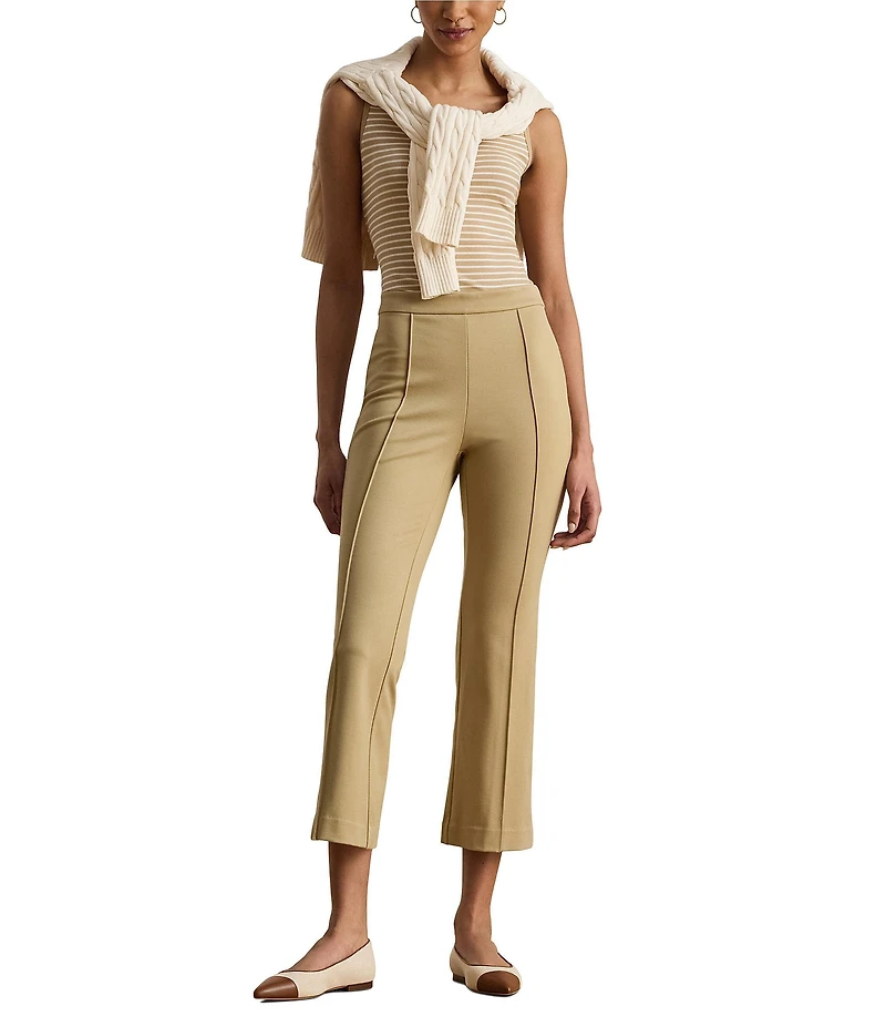 Lauren Ralph Lauren Mid-Rise Twill Flare Pants