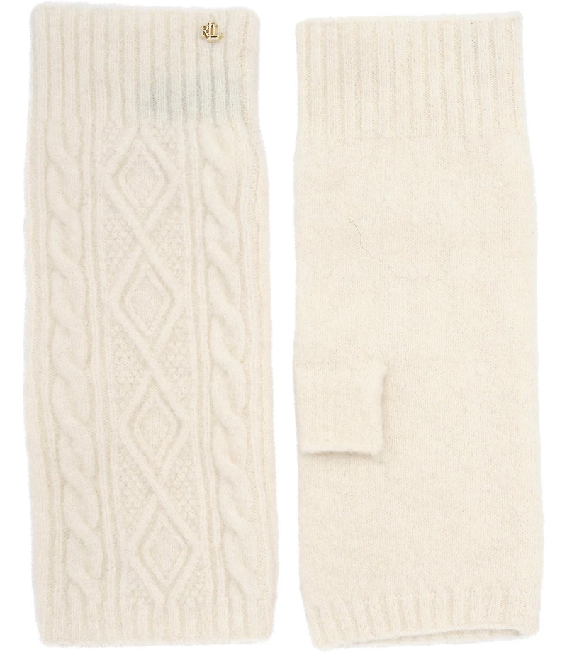 Lauren Ralph Lauren Mini Cable Fingerless Gloves