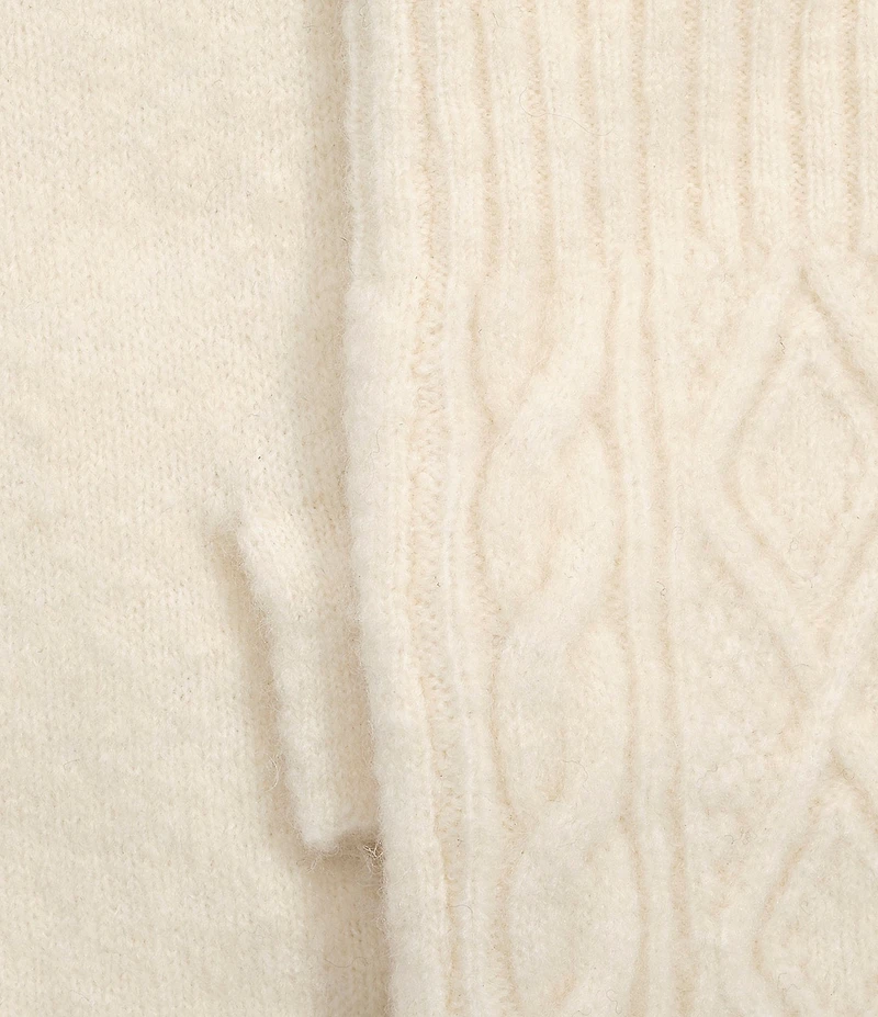 Lauren Ralph Lauren Mini Cable Fingerless Gloves