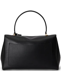 Lauren Ralph Lauren Nappa Leather Medium Farrah Soft Satchel Bag
