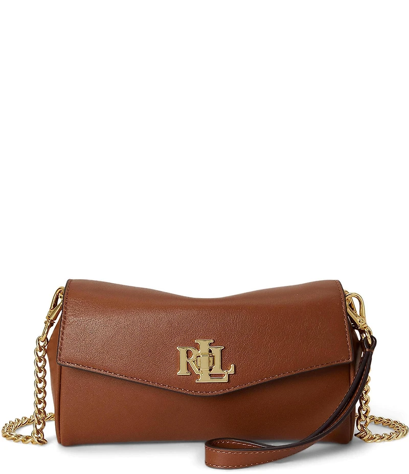 Lauren Ralph Lauren Nappa Leather Tanner Crossbody Wallet