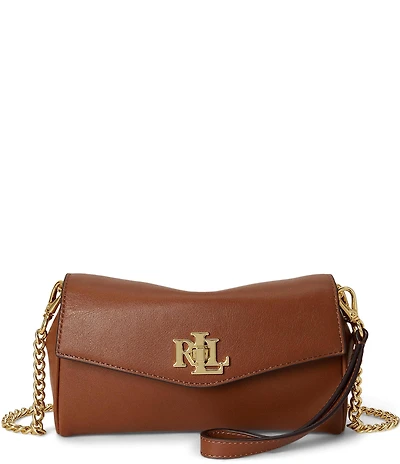 Lauren Ralph Lauren Nappa Leather Tanner Crossbody Wallet