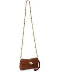 Lauren Ralph Lauren Nappa Leather Tanner Crossbody Wallet