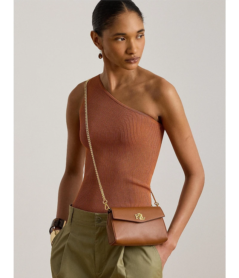 Lauren Ralph Lauren Nappa Leather Tanner Crossbody Wallet