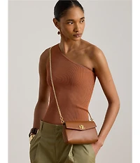 Lauren Ralph Lauren Nappa Leather Tanner Crossbody Wallet