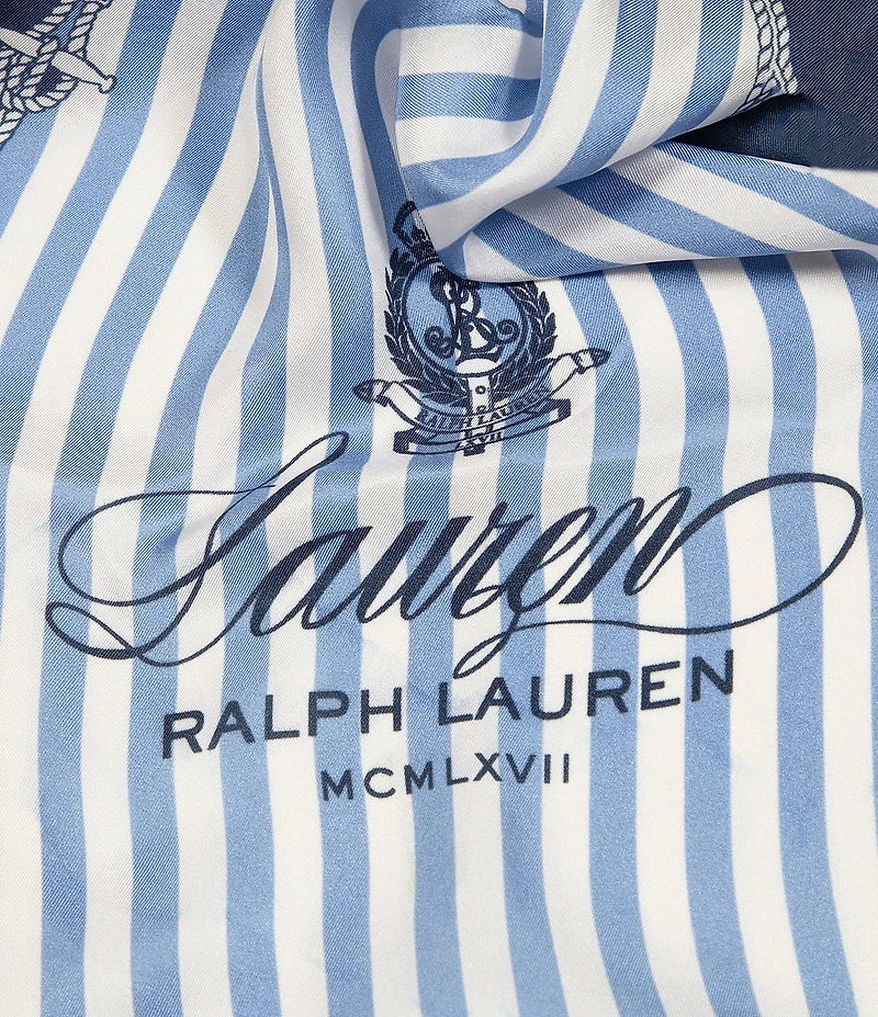 Lauren Ralph Lauren Nautical Small Diamond Scarf