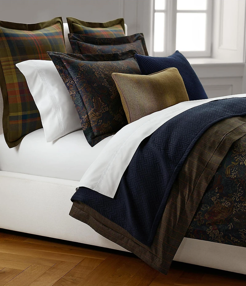 Lauren Ralph Lauren Norris Herringbone Feather Throw Pillow