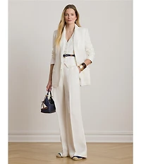 Lauren Ralph Lauren Notch Lapel Long Sleeve Blazer