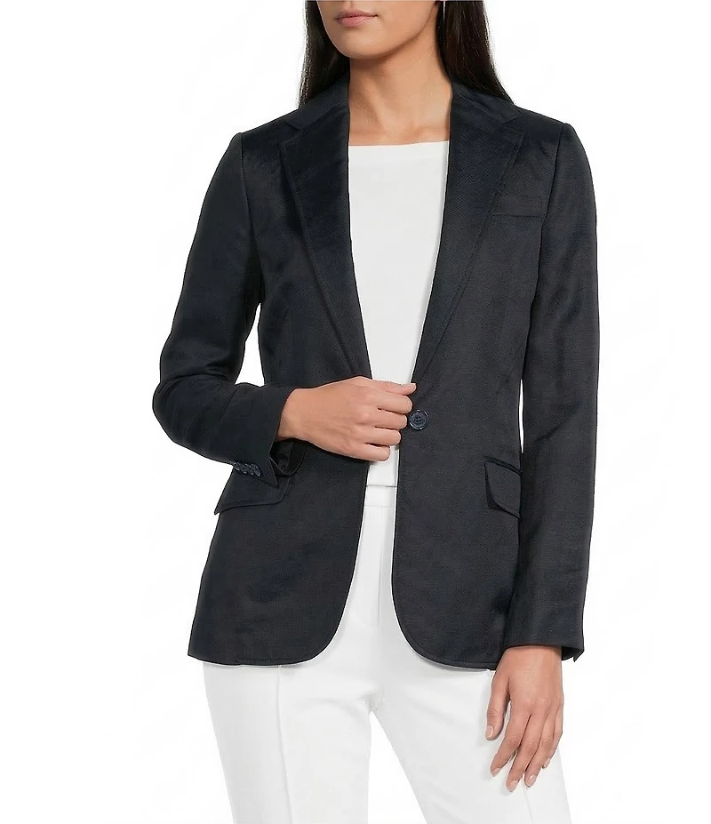 Lauren Ralph Lauren Notch Lapel Long Sleeve Coordinating Jacket