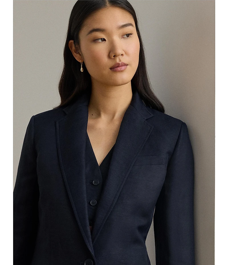 Lauren Ralph Lauren Notch Lapel Long Sleeve Coordinating Jacket