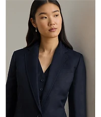 Lauren Ralph Lauren Notch Lapel Long Sleeve Coordinating Jacket