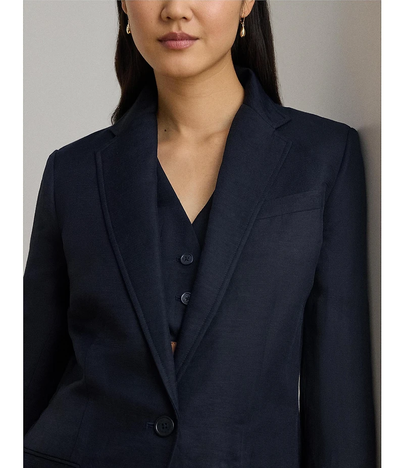 Lauren Ralph Lauren Notch Lapel Long Sleeve Coordinating Jacket