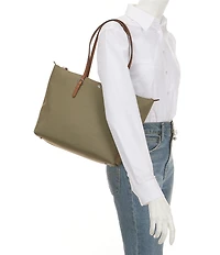 Lauren Ralph Lauren Keaton Medium Nylon Tote Bag