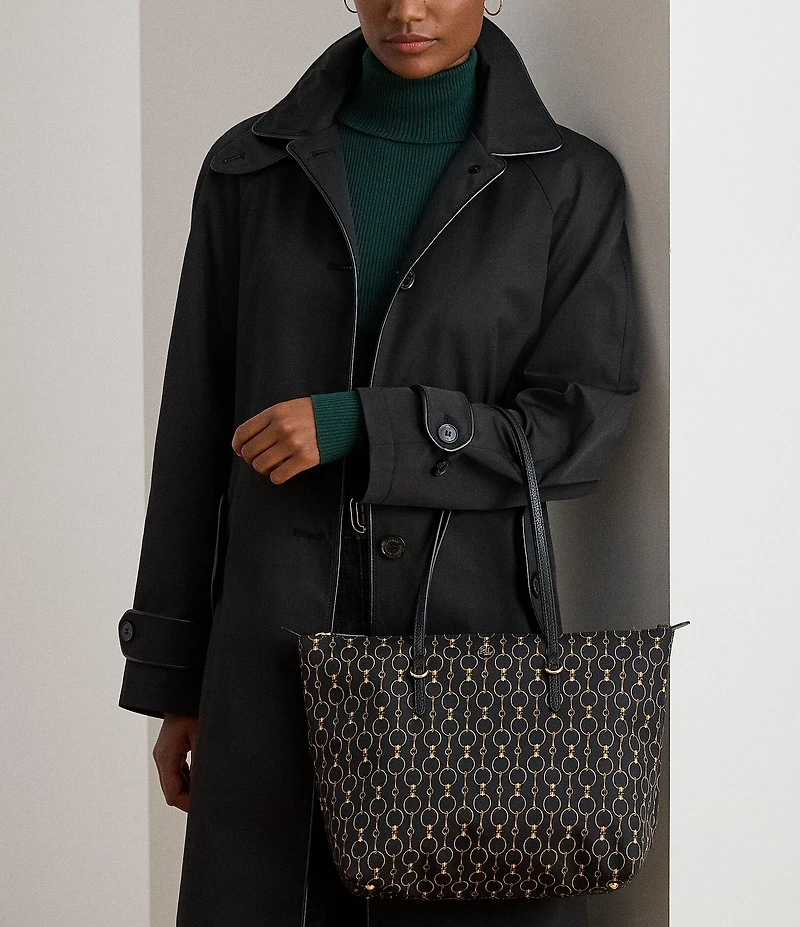 Lauren Ralph Lauren Nylon Medium Keaton Tote Bag