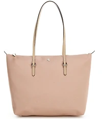 Lauren Ralph Lauren Keaton Medium Nylon Tote Bag