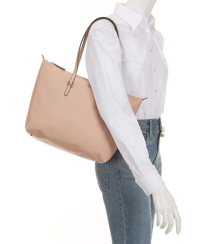 Lauren Ralph Lauren Keaton Medium Nylon Tote Bag