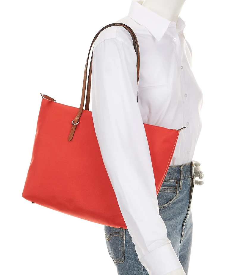 Lauren Ralph Lauren Keaton Medium Nylon Tote Bag