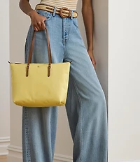 Lauren Ralph Lauren Keaton Medium Nylon Tote Bag