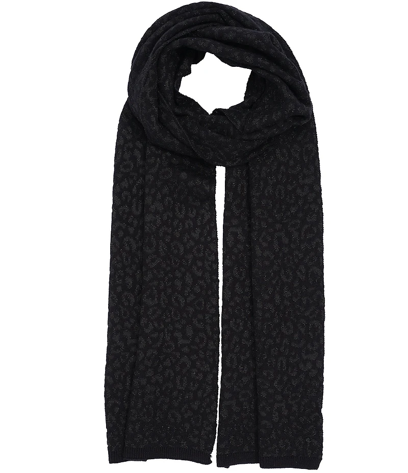 Lauren Ralph Lauren Ocelot Print Knit Scarf