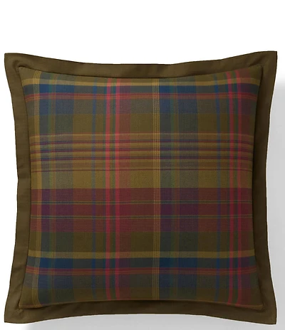 Lauren Ralph Lauren Oren Menswear Inspired Plaid Euro Sham