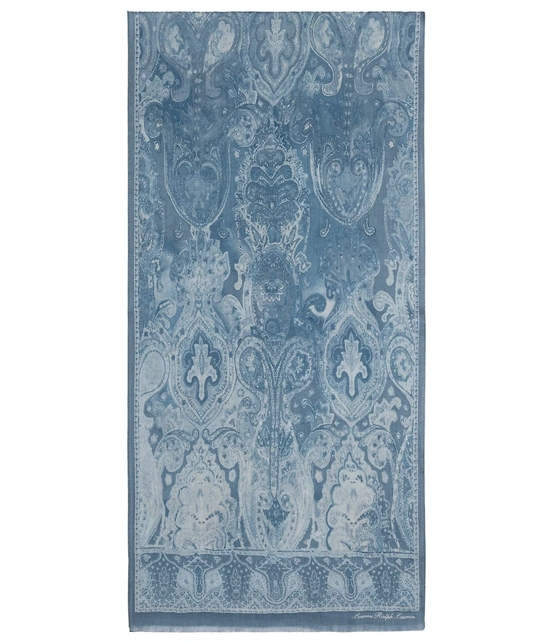 Lauren Ralph Lauren Paisley Oversized Oblong Scarf