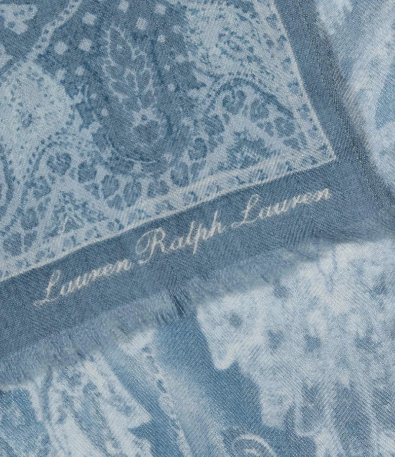 Lauren Ralph Lauren Paisley Oversized Oblong Scarf