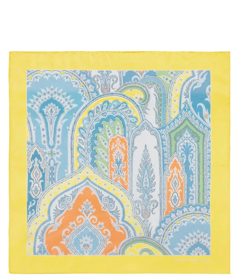 Lauren Ralph Lauren Paisley Small Square Scarf