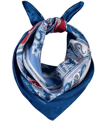 Lauren Ralph Lauren Paisley Small Square Scarf