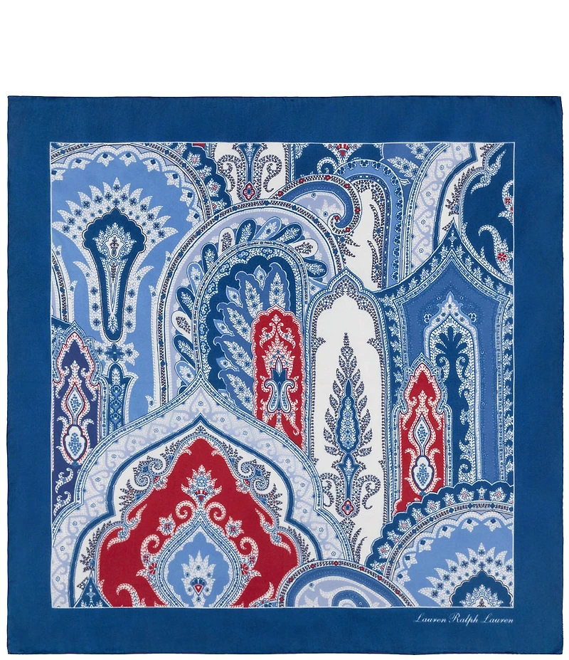 Lauren Ralph Lauren Paisley Small Square Scarf
