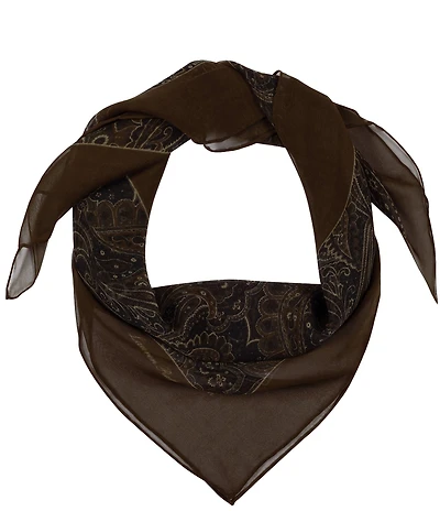 Lauren Ralph Lauren Paisley Square Scarf