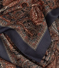 Lauren Ralph Lauren Paisley Wool Square Scarf
