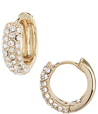Lauren Ralph Lauren Pave Crystal Huggie Earrings