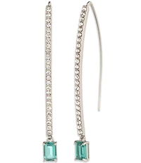 Lauren Ralph Lauren Pave Stone Threader Earrings