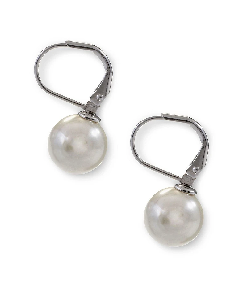Lauren Ralph Lauren Faux Pearl Drop Earrings