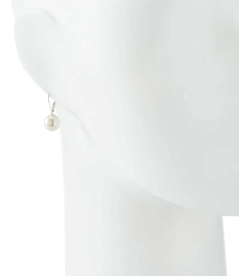 Lauren Ralph Lauren Faux Pearl Drop Earrings