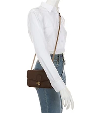 Lauren Ralph Lauren Pebbled Leather Bradley Crossbody Wallet