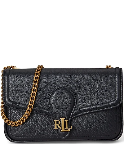Lauren Ralph Lauren Pebbled Leather Bradley Wallet Crossbody Bag