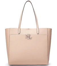 Lauren Ralph Lauren Cameryn Large Pebbled Leather Tote Bag