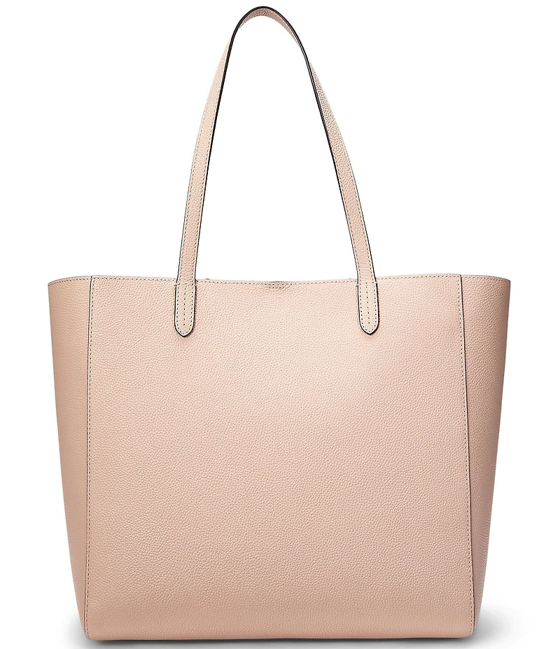 Lauren Ralph Lauren Cameryn Large Pebbled Leather Tote Bag
