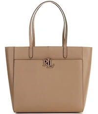 Lauren Ralph Lauren Cameryn Large Pebbled Leather Tote Bag