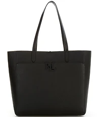 Lauren Ralph Lauren Cameryn Large Pebbled Leather Tote Bag