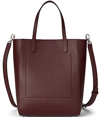 Lauren Ralph Lauren Cameryn Small Pebbled Leather Tote Bag
