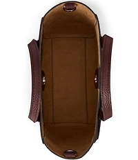Lauren Ralph Lauren Cameryn Small Pebbled Leather Tote Bag