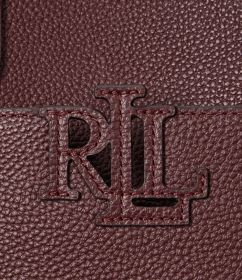 Lauren Ralph Lauren Cameryn Small Pebbled Leather Tote Bag