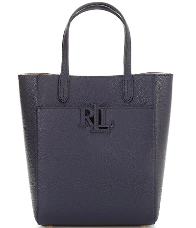 Lauren Ralph Lauren Cameryn Small Pebbled Leather Tote Bag